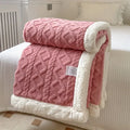 Fleece Sherpa Decke warm weich kuschelig – Greta