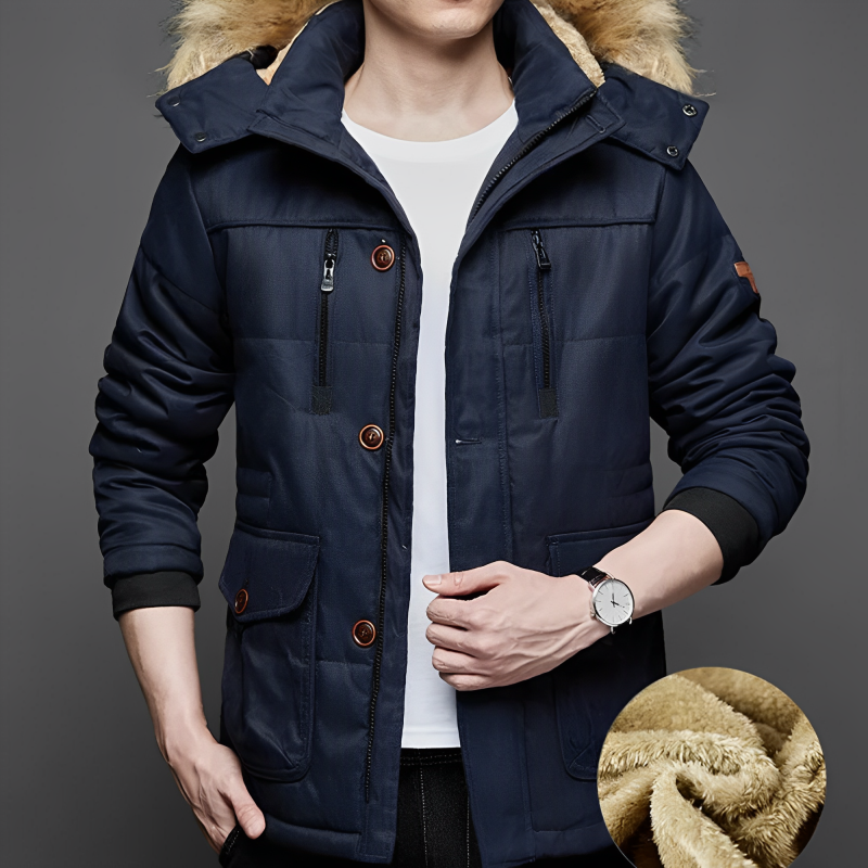 Herren Outdoorjacke Wasserdicht Warm Winter Windschutz – Kaltrex
