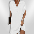 V-Ausschnitt Kleid Damen mit Bauchversteck Stil – Thaleia