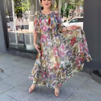 Florales Maxi Kleid für Alltag & Events – Selina