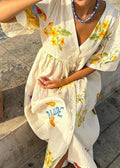 Sommerkleid Mediterran Elegant Luftig für Damen – Serilda