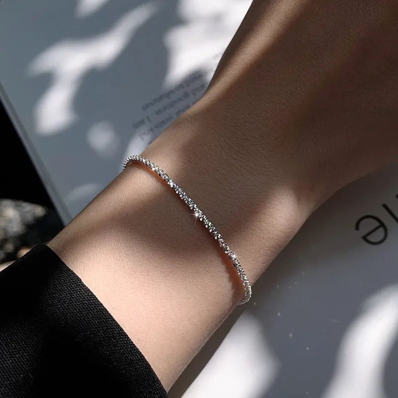 Sterlingsilber Armband für Damen, filigran & elegant – Lumora