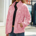Karo Winterjacke für Damen mit Komfort-Passform – Mia