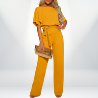 Eleganter Jumpsuit mit verstellbaren Trägern für Damen – Mila