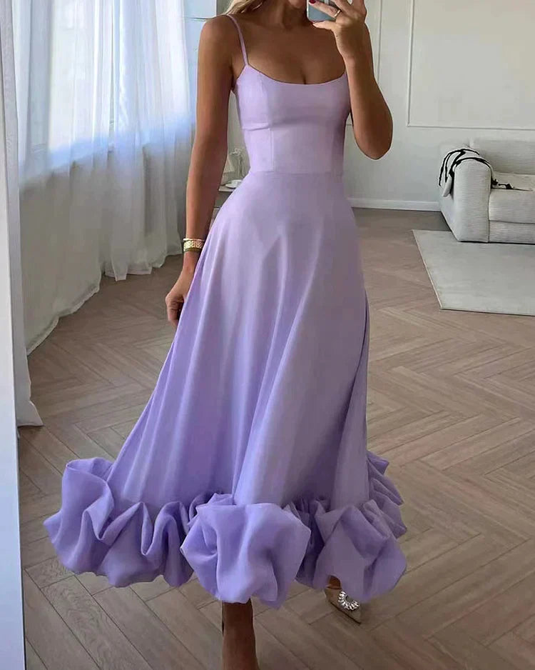 Festliches Midi-Kleid mit femininer Passform – Alessia
