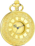 Klassische Vintage-Taschenuhr mit römischen Ziffern – Aurelius