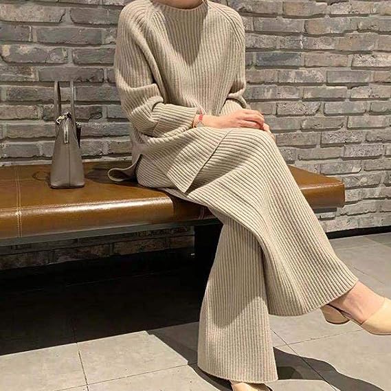 Damen Hausanzug Winter Weich Elegant Set – Elodie