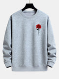 Damen Sweatshirt mit Rosenmuster und Komfort – Emma