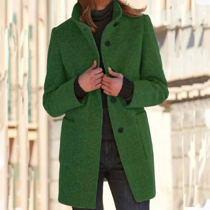 Damen Oversize Wintermantel Wasserdicht Elegant – Maily