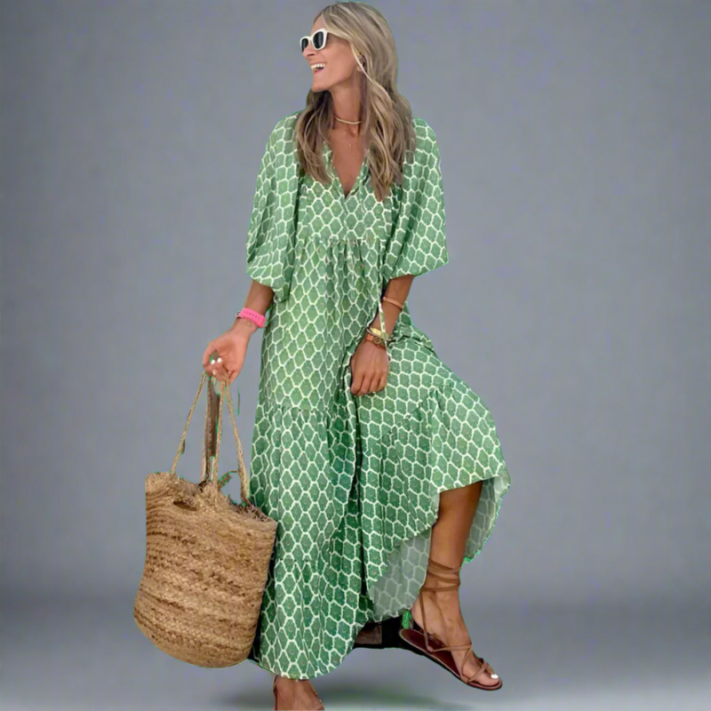 Elegantes Sommer-Maxikleid für Damen – Helena