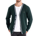 Herren Strickjacke aus Baumwolle mit Streifen – Clemens