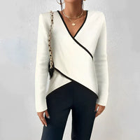 Elegantes Damen V-Ausschnitt Shirt - Mara