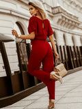 Eleganter Jumpsuit mit weiten Beinen für Damen – Astrid