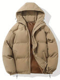 Herren Winterjacke Warm Leicht Abnehmbar Kapuze – Travor
