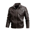 Damen Lederjacke mit Reißverschluss und Kragen – Virella