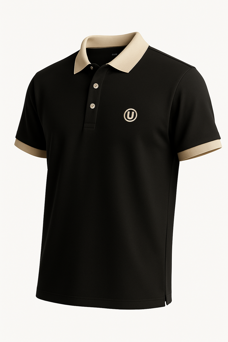 Polo-Shirt Herren Slim Fit mit beigem Kragen – Elegant & Stilvoll | Marzell