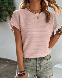 Damen T-Shirt Sommer Leicht Bequem Atmungsaktiv – Doris
