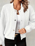 Damen Winterjacke Elegant Warm Einreiher Stil – Elina