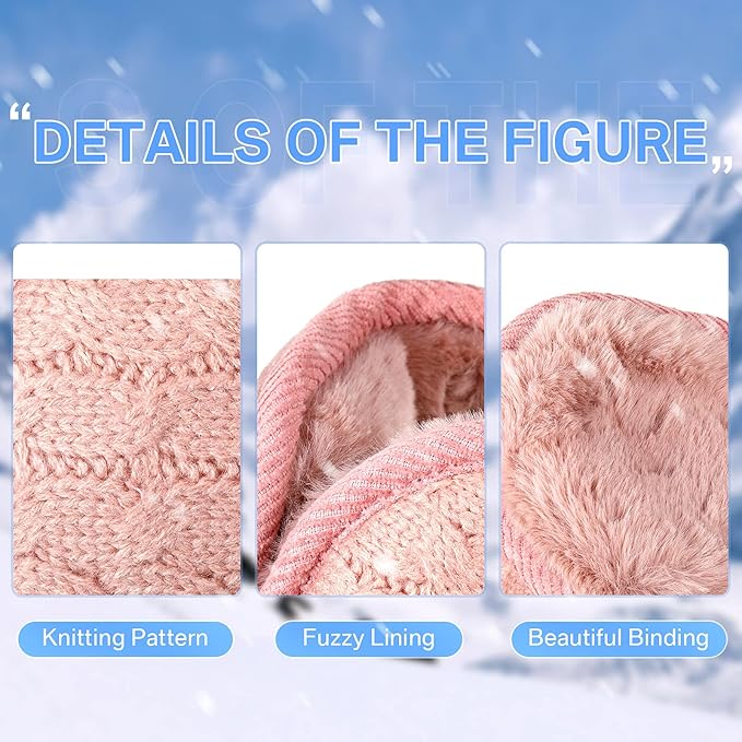 Warm, winddicht & faltbar – BundleMuffs Strick-Ohrenschützer