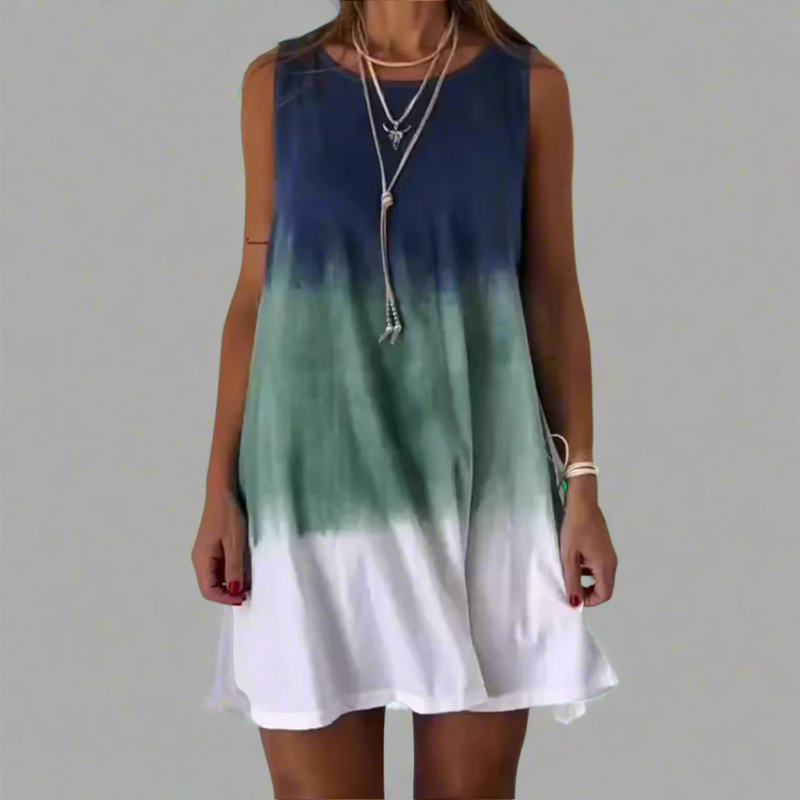 Stylisches Tie-Dye Minikleid für Damen – Lena