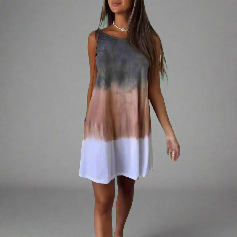 Trendiges Tie-Dye Minikleid für Damen – Livia