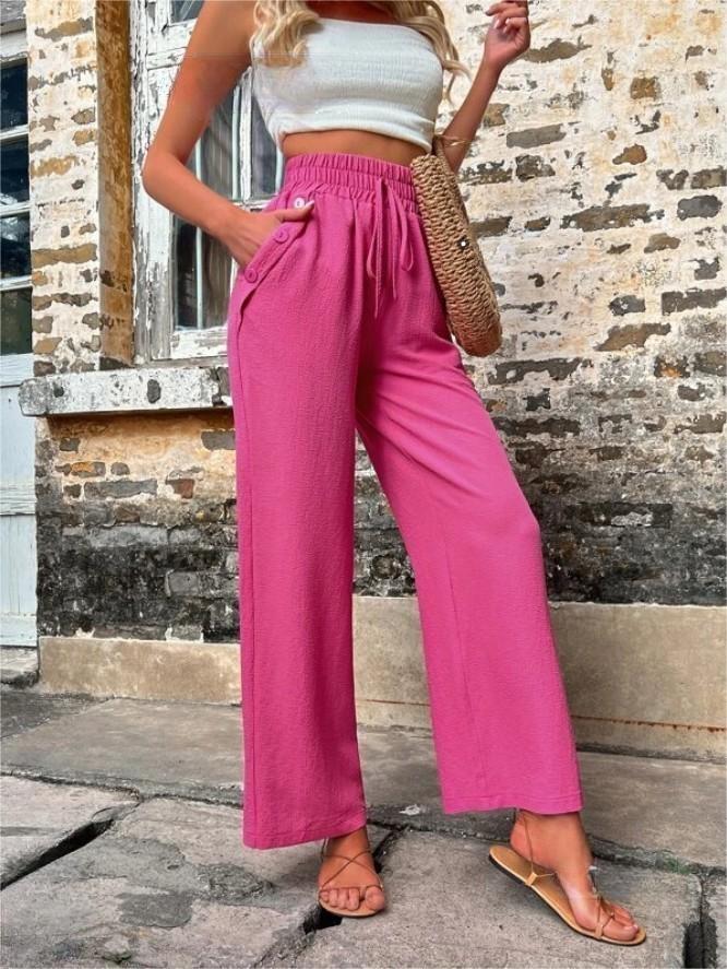 Hose mit hoher Taille und lockerer Passform – Nina