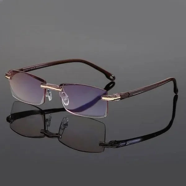 Leichte multifokale Lesebrille mit Blaulichtfilter – OptiVision