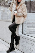 vDamen Winterjacke mit Kunstfell und Thermofüllung – Eloria