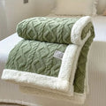 Fleece Sherpa Decke warm weich kuschelig – Greta