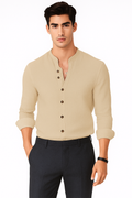 Retro Herrenhemd mit Button-Down-Kragen – Norvalo
