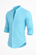Leinenhemd Unisex Elegant Sommer Atmungsaktiv – Mike