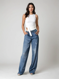 Damen Glitzer Jeans Mit Komfort Passform – Gertrud