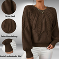 Weicher Damen Strickpullover mit elegantem Schnitt – Mireva