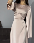 Maxi Damenkleid mit Korsett-Design – Emilia