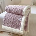 Fleece Sherpa Decke warm weich kuschelig – Greta