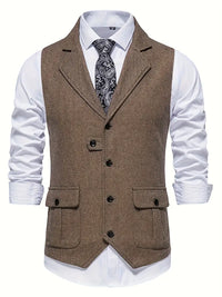 Herrenblazer mit Fischgrätenmuster für elegante Anlässe – Elias