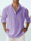 Elegantes Herren Leinenhemd knitterfrei – Luvenso