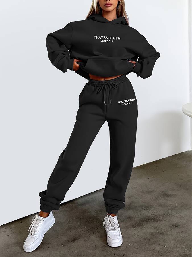 Gemütliches Jogginganzug Set mit Hoodie und Hose – Lara