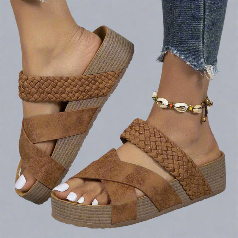 Orthopädische Plateausandalen für Damen – Beloria