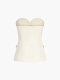 Zweiteiler Damen Tube Top Weite Hose Sommer Elegant – Elianor