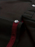 Elegantes Herrenhemd Glänzend Slim Fit Formal – Lorenso