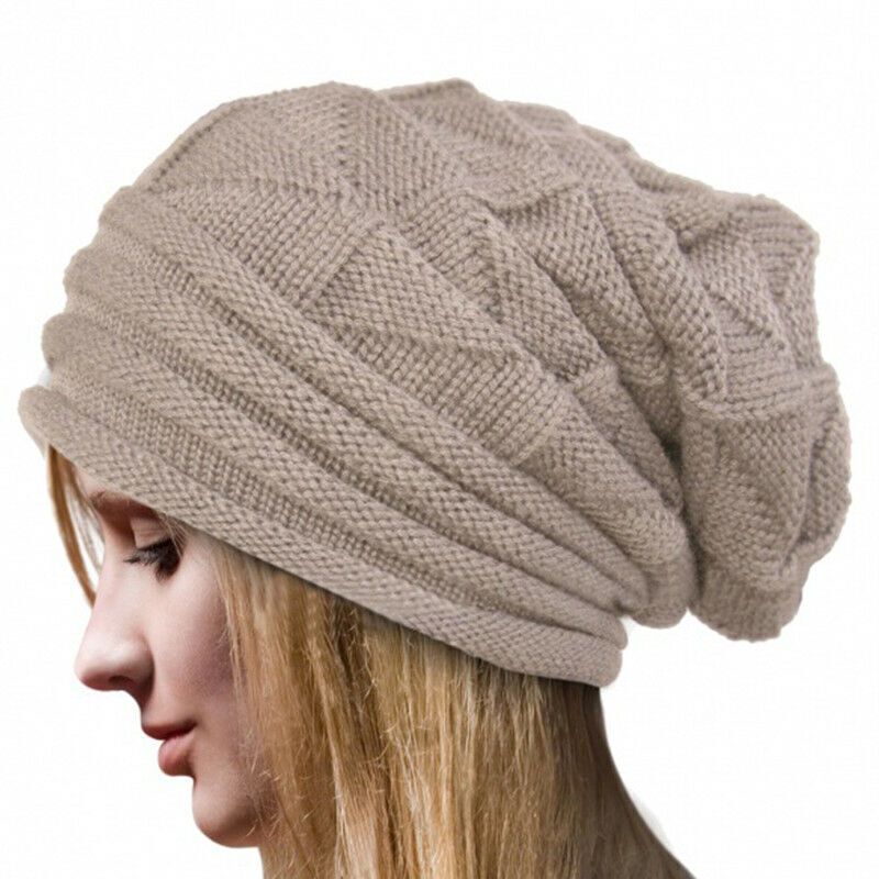 Strickmütze aus Wolle und Baumwolle – Damen