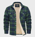 Warme Herren-Flanelljacke mit Karomuster – Felix