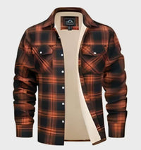 Warme Herren-Flanelljacke mit Karomuster – Felix