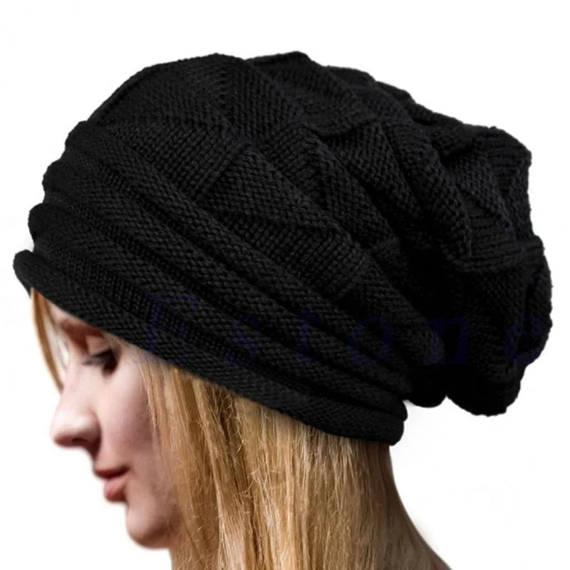 Strickmütze aus Wolle und Baumwolle – Damen
