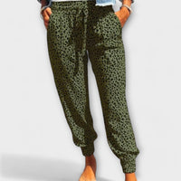 Damen Weite Hose Animal Print Elegant Look – Zoralia