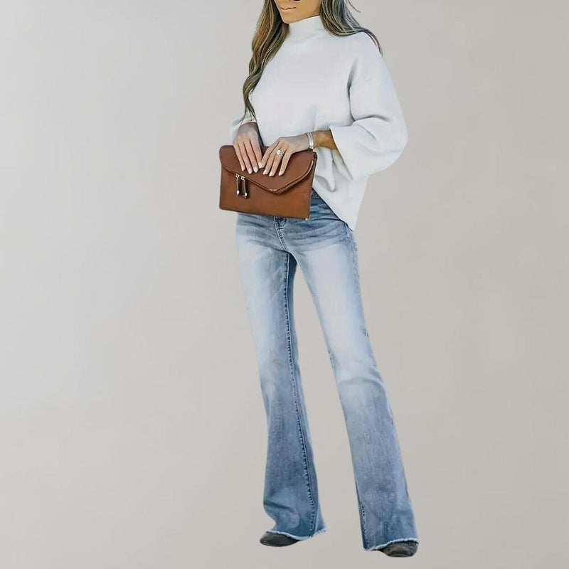 Vintage Flared Jeans mit hoher Taille für Damen – Isabel