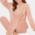 Fleece-Pyjama Set Damen Kuschelig und Warm – Sofia