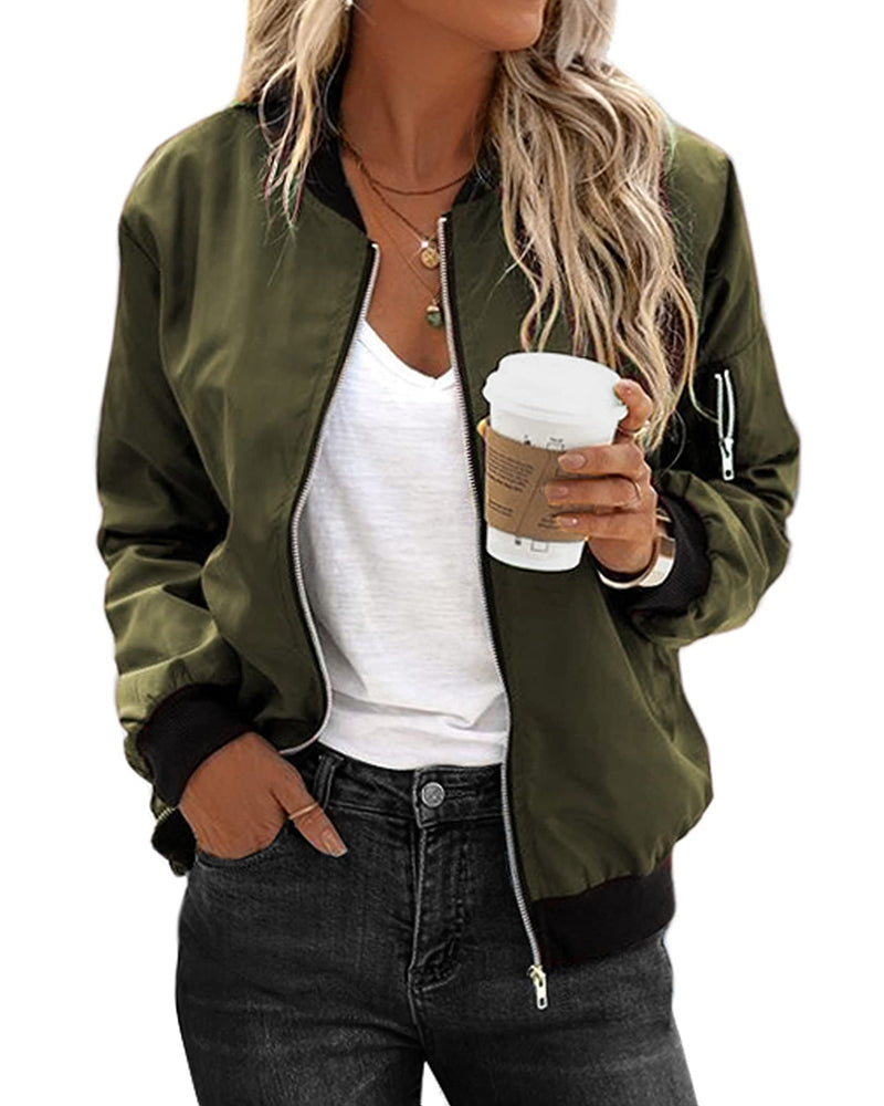 Vintage Bomberjacke für Damen – Everly