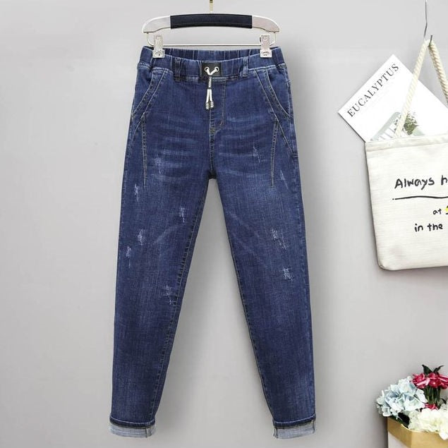 Baggy High-Waist Jeans für Damen in Übergröße – Valeria